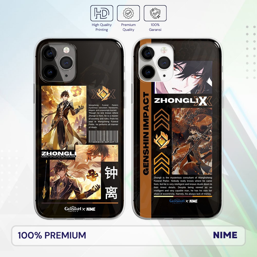 Nime Premium Case Genshin Impact - Zhongli