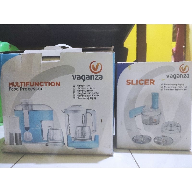 Vaganza food processor slicer