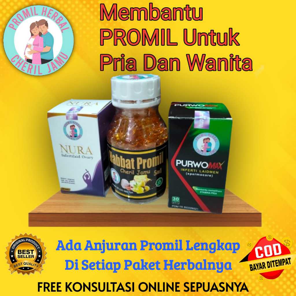 PROMIL CHERILJAMU yampro Sepasang Infertil ( infertil ovary + infertil leadmen )+ Habbat Promil