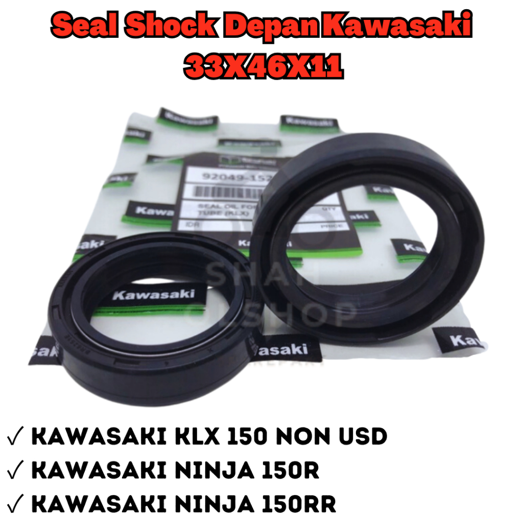SEAL SHOCK DEPAN NINJA 150R 150RR KLX 150 G S L TELE / Seal shock Klx 150 Ninja R Seal shock depan K