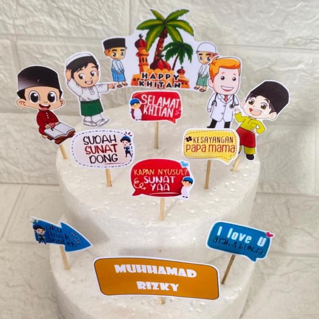 Topper Kue Khitan / Topper Khitanan