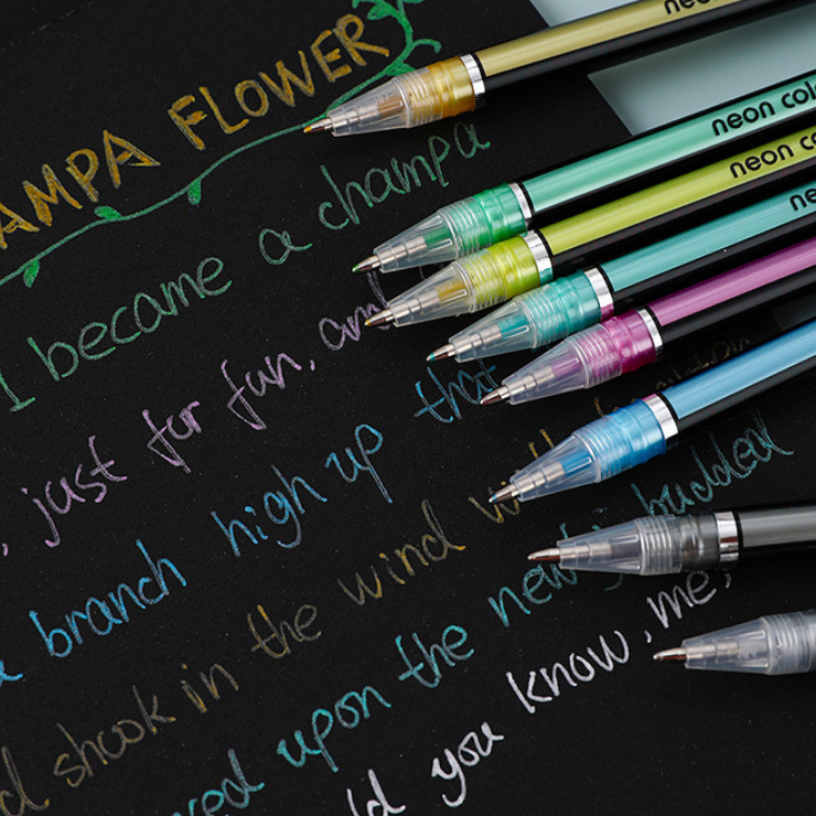 

[FS] Color Gel Glitter Pen / Pulpen 12 Warna Murah Meriah