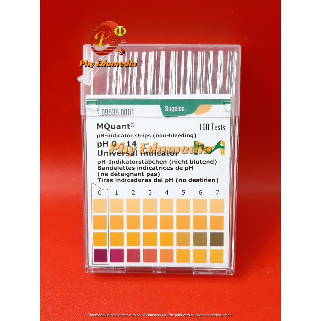 Kertas PH Indikator Universal MERCK / PH Paper Strip / PH Test Strips MERCK pH 0-14