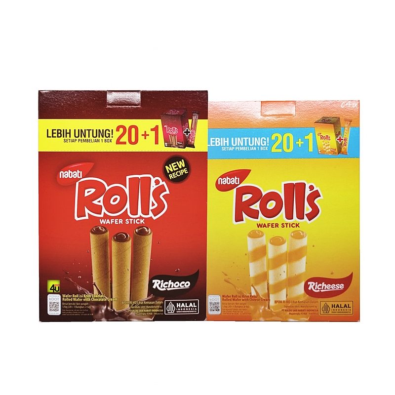 

Nabati ROLLS - Kemasan BOX isi 20 pcs