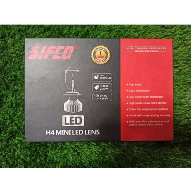 Lampu H4 Mini Projie, Sifco, Superbright