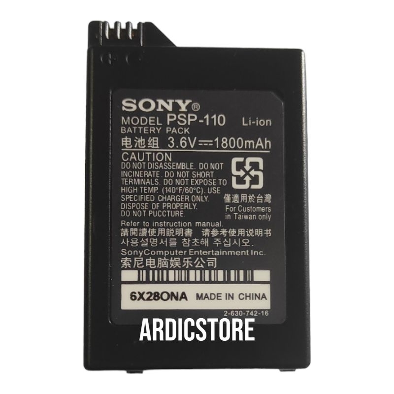 BATERAI BATRE PSP FAT 1000 ORIGINAL MESIN 1000% NEW