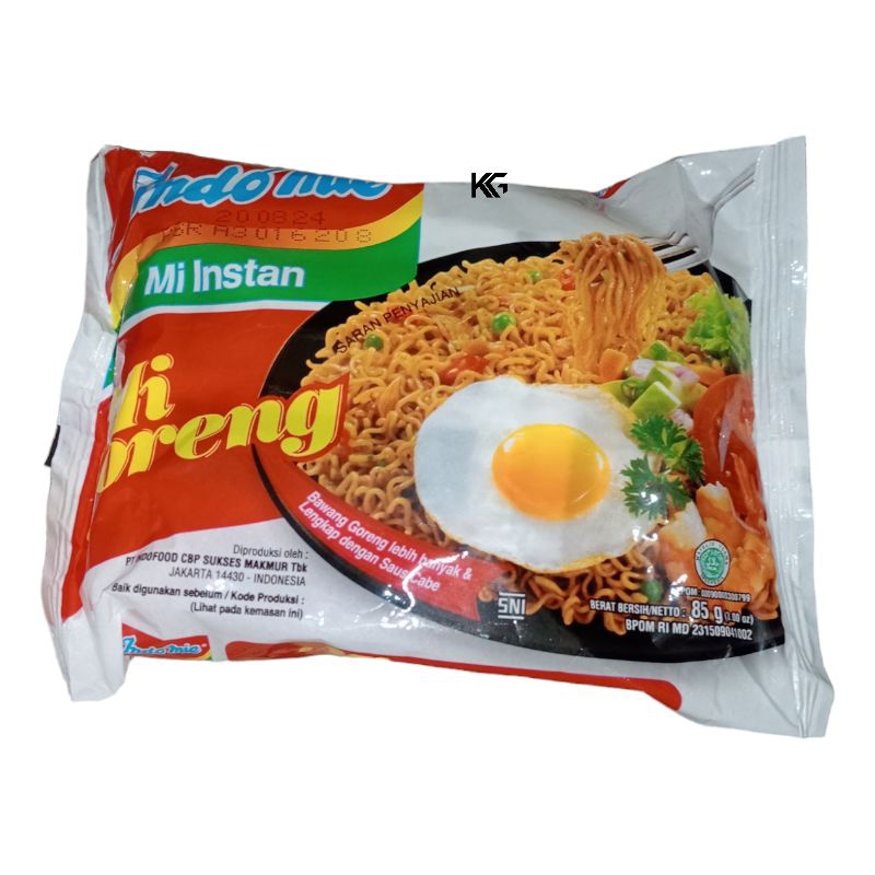 

1 karton (40pcs) Indomie goreng 85g mie instan mi