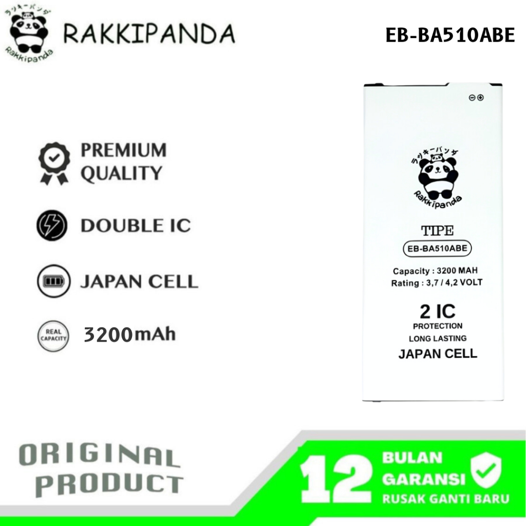 RakkiPanda - BA510ABE Galaxy A510 A5 2016 Batre Batrai Baterai