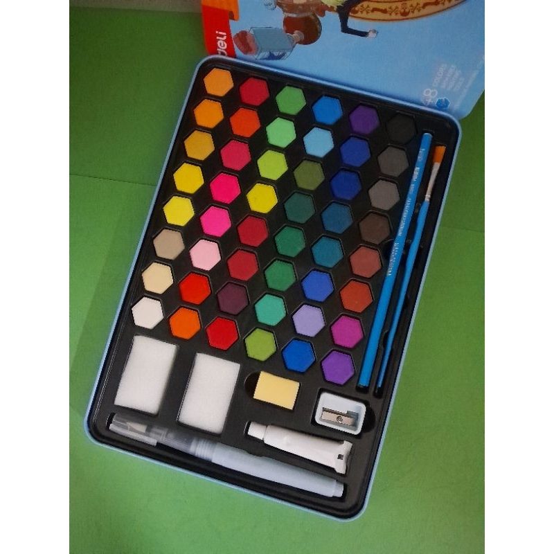 

water color cake DELI 48 warna