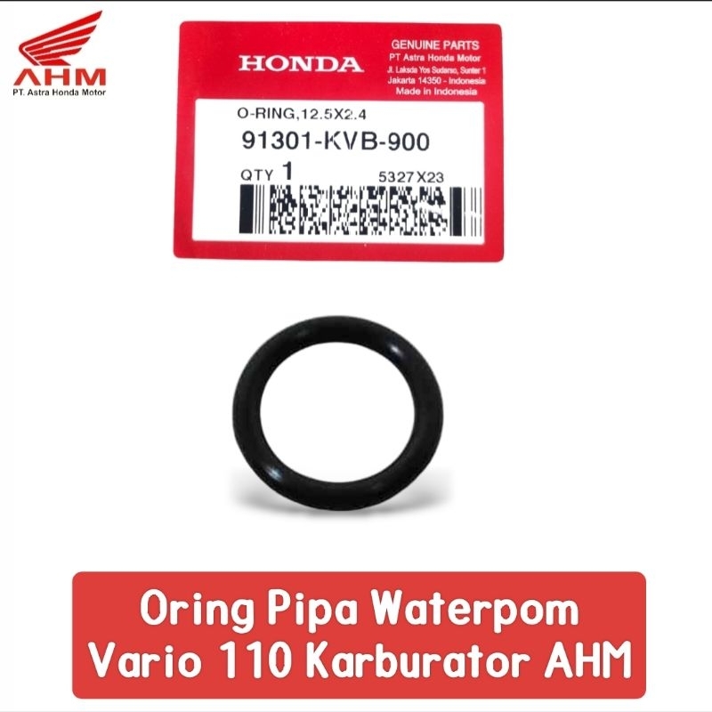 AHM 91301-KVB-900 Oring pipa sambungan waterpom waterpump Vario 110 Karburator