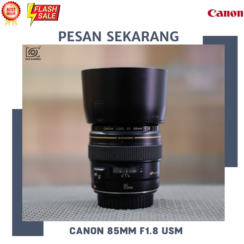 LENSA FIX CANON 85MM F1.8 USM