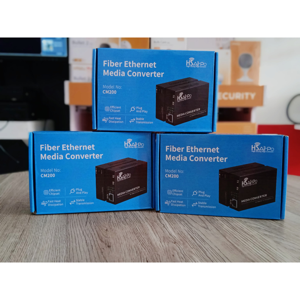 HS AIRPO CM200 20KM MEDIA CONVERTER