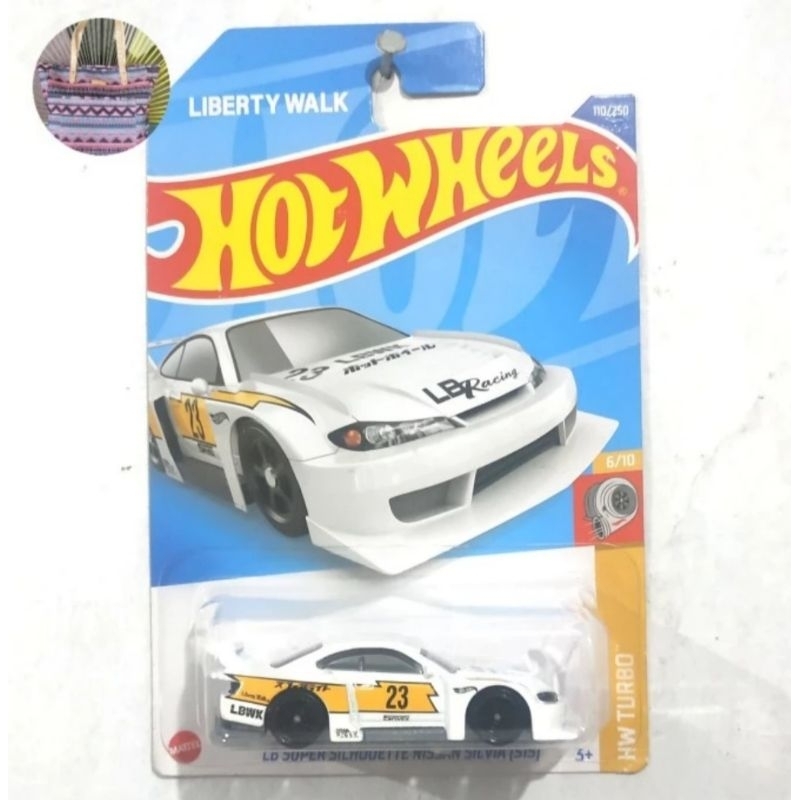 Hot Wheels LB Super Silhouette Nissan Silvia S15 LBWK White putih