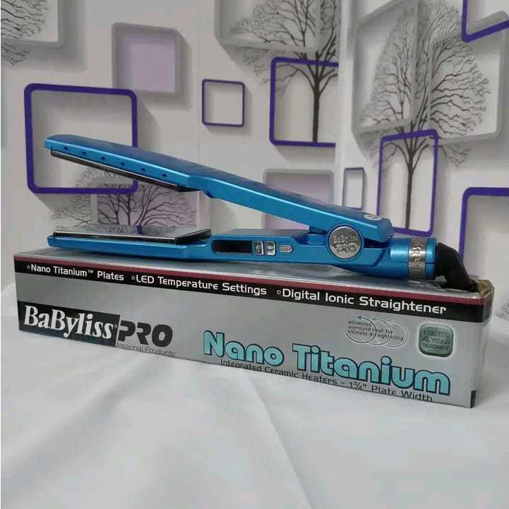 Catok Rambut Babyliss Pro Nano Titanium Original