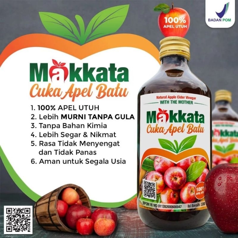 

cukak apel makkata 100% asli buah apel