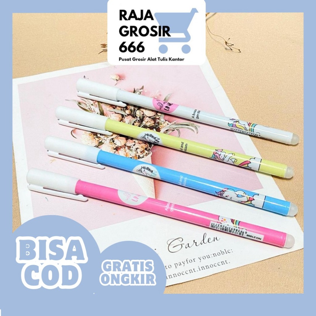 

PENA BISA DIHAPUS UNICORN PGK-1114 PENA LUCU TERJANGKAU READY STOK