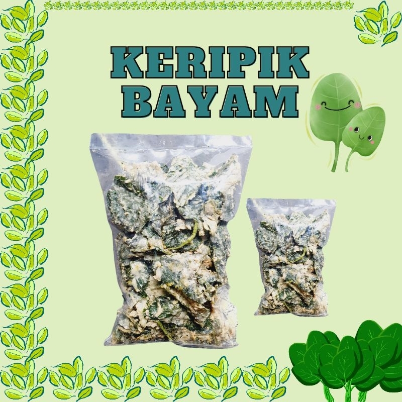 

Keripik Bayam Crispy | Kemasan ±200 gr