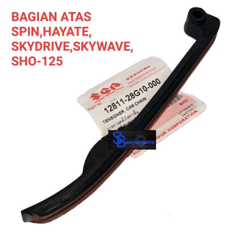 KARET LIDAH TENSIONER BAGIAN ATAS SPIN SKYWAVE SKYDRIVE HAYATE SHOGUN 125 SP FL NR RR ORIGINAL SGP 1
