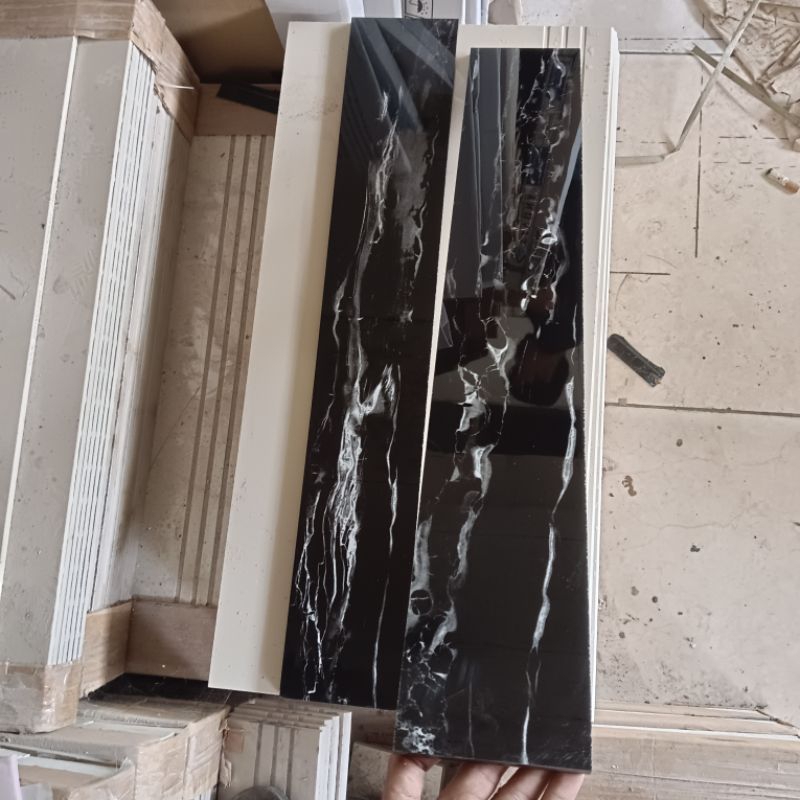 Granite Lis Plint 10x60 New Obsidian Black