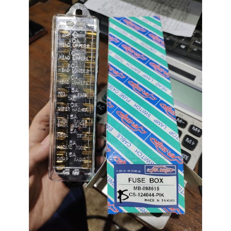 fuse box sikring ps 100 ps120 umplung carshow