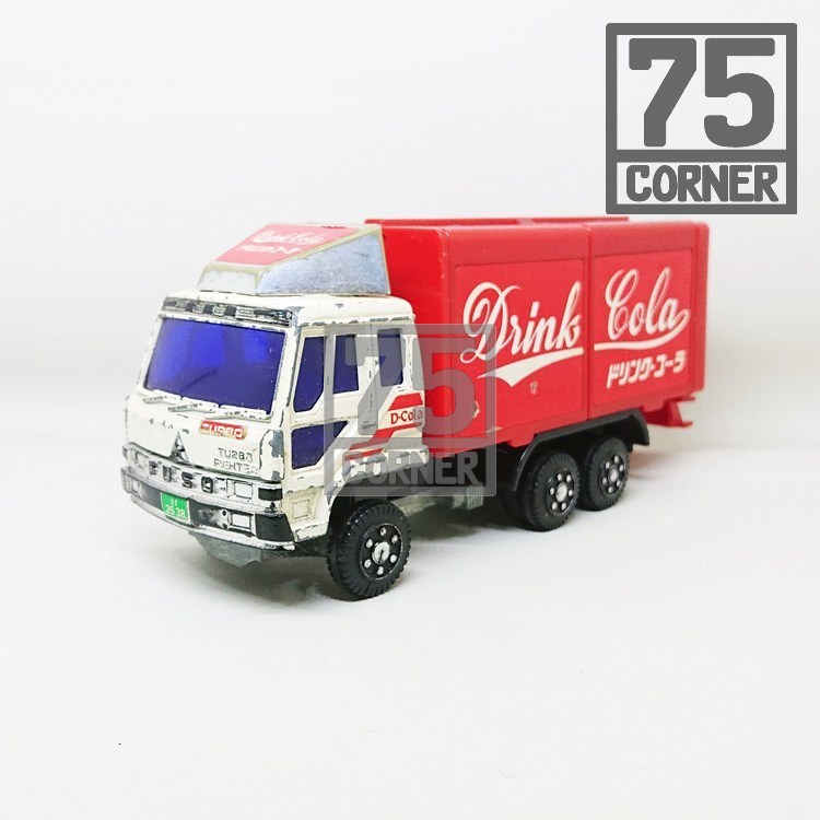 [ 75 CORNER ] Diapet Yonezawa Mitsubishi Fuso FK Coca Cola Truck Transporter Fighter Truk Wing Box