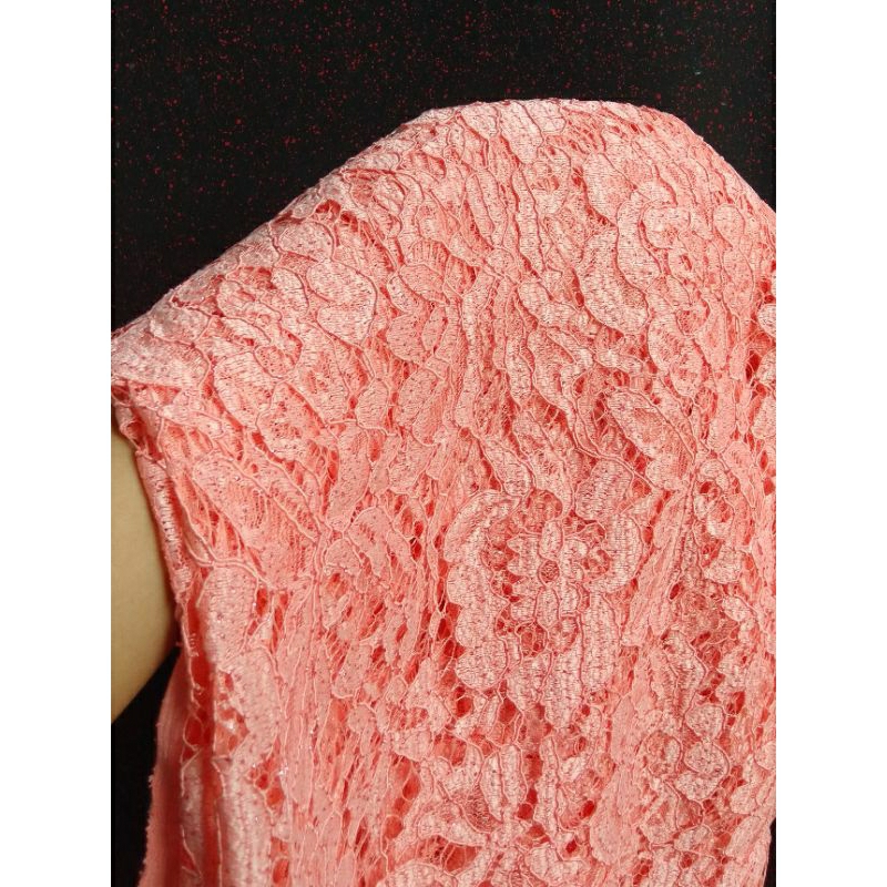 Kain Brokat Salem - Motif Mawar (150x100 cm)