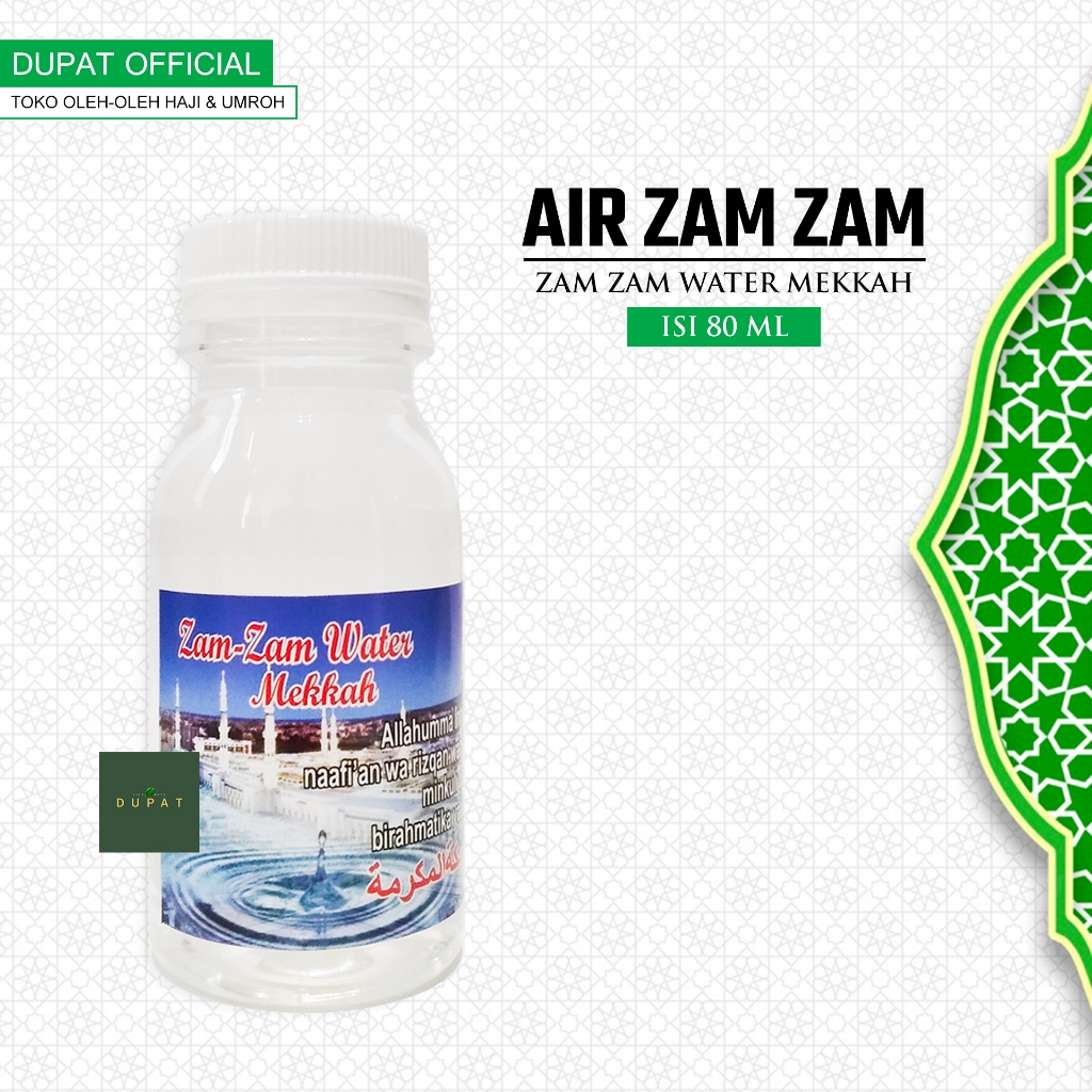 

AIR ZAM ZAM ASLI ORIGINAL 80 ml / AIR ZAM ZAM BOTOL 80 ml