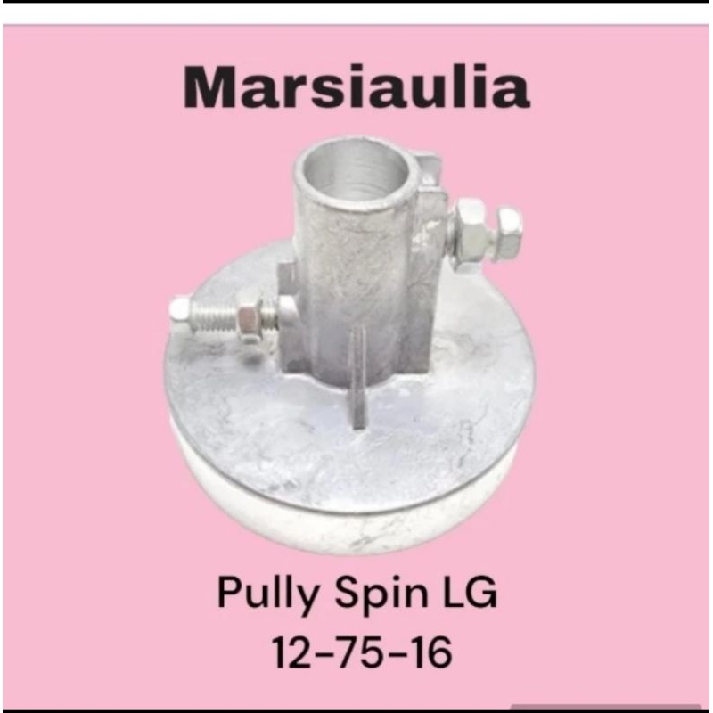 Pully spin mesin cuci LG puli babet pulsatorpengering puly as 12 75 16