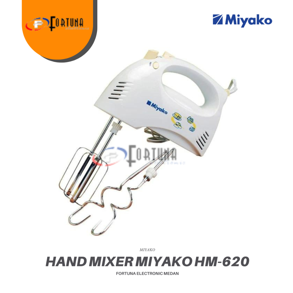 MIYAKO MIXER HM620 / HM 620 / HM-620 (HAND MIXER) GARANSI RESMI MEDAN