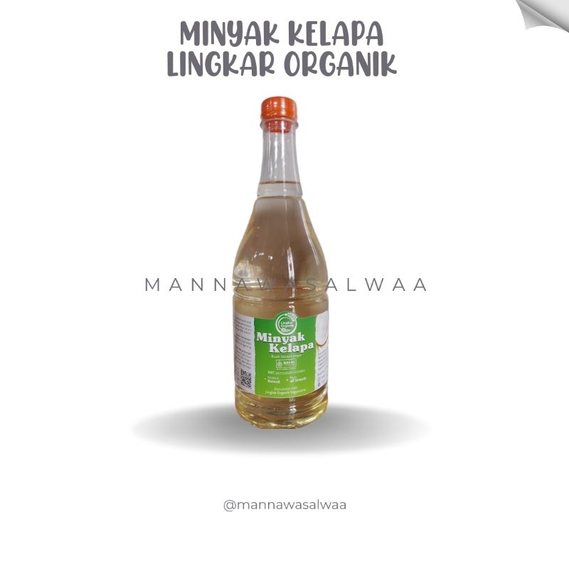 

Minyak Kelapa lingkar Organik 1 Liter | Kemasan Baru