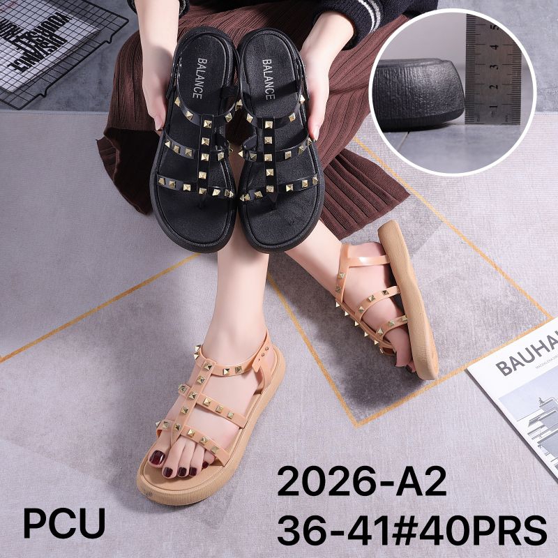 Myanka jelly shoes Sendal tali Stud