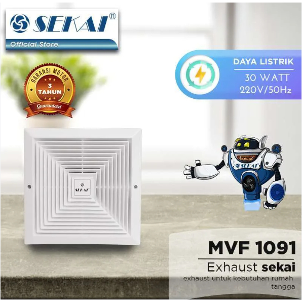 SEKAI - EXHAUST FAN CEILLING 10" - MVF-1091