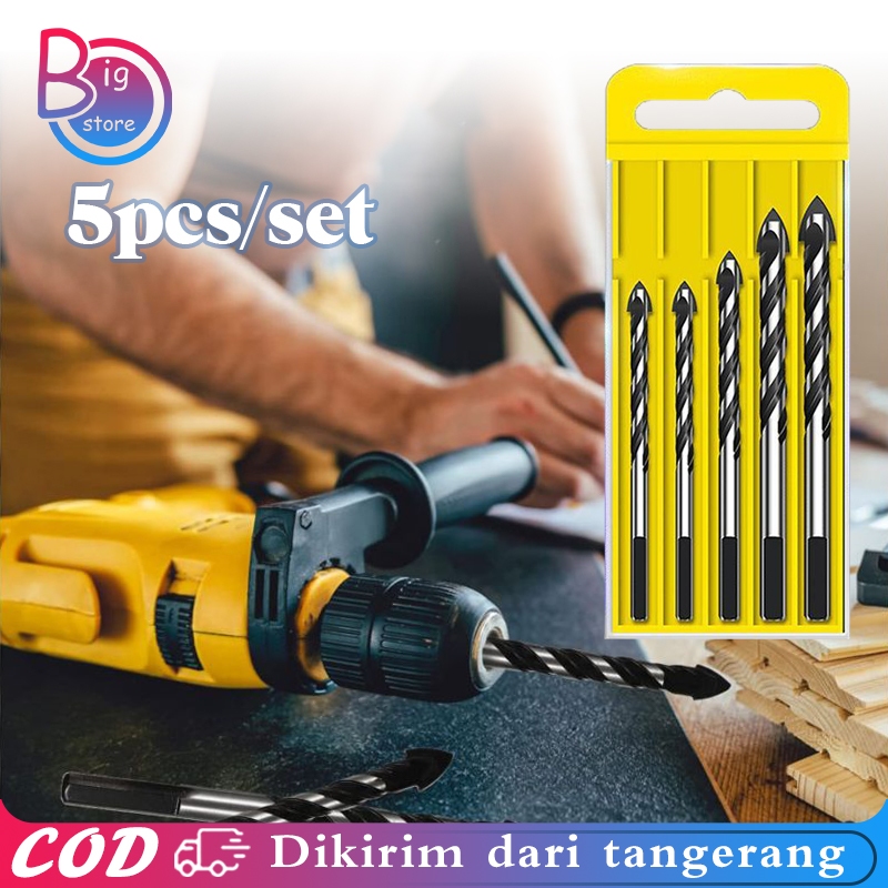 Isi 5pcs Mata Bor Granit Mata Bor Kaca Keramik Mata Bor Untuk Granit / Keramik / Beton / Kaca / Gran
