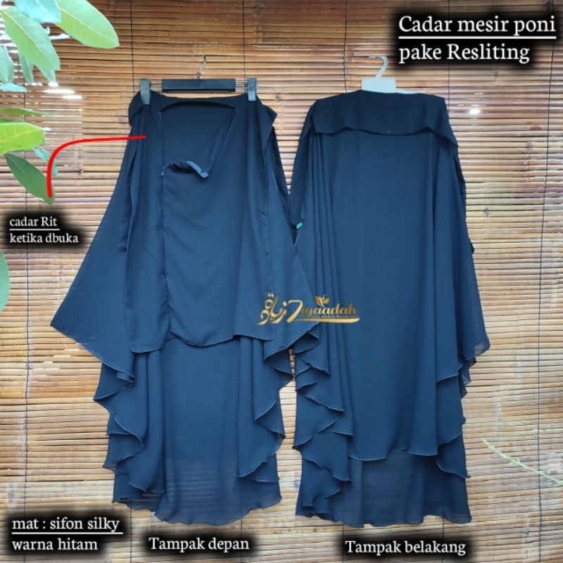 Niqob Mesir poni resleting