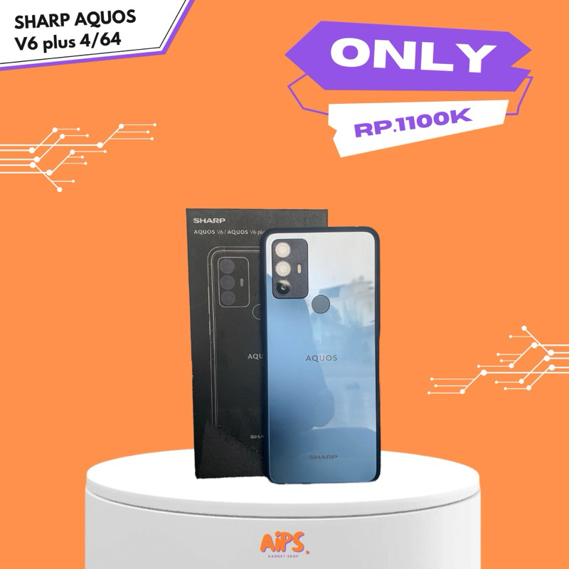 Sharp Aquos V6 plus 4/64 Second Bergaransi