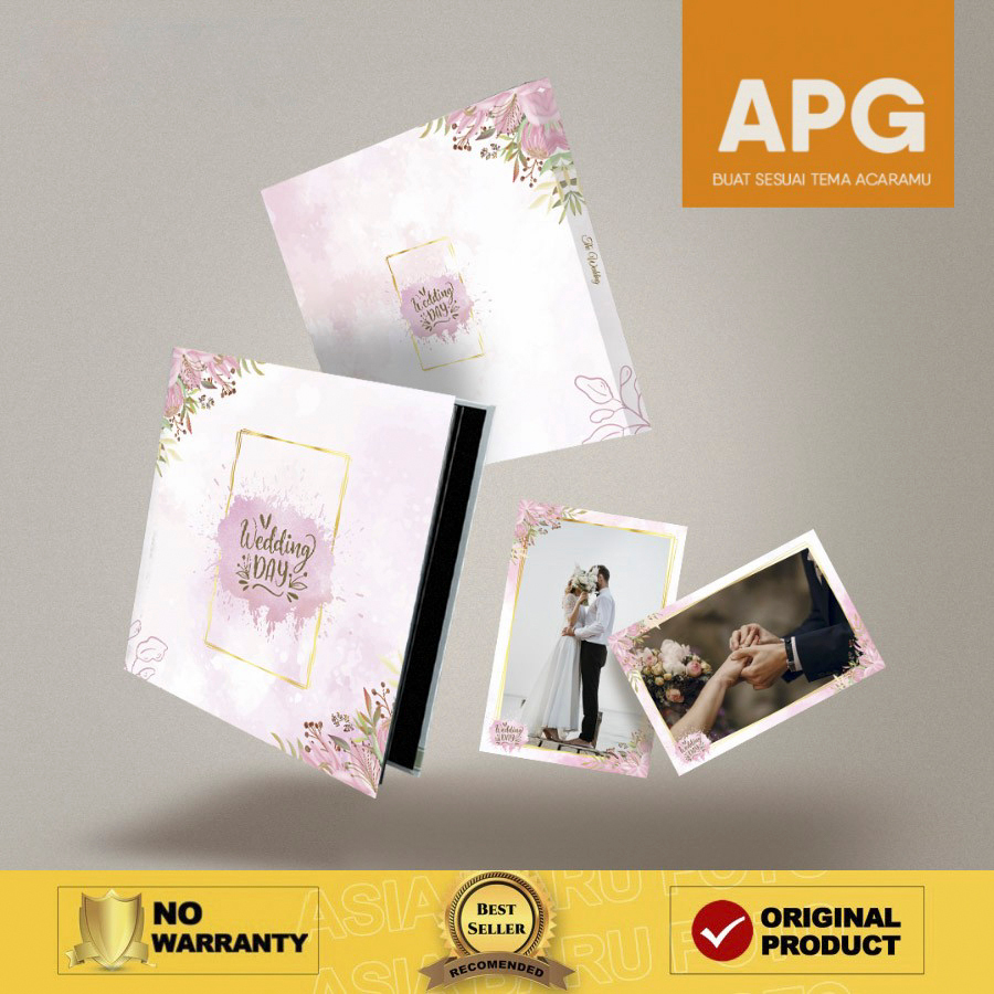 Cetak Foto 4R + Album APG Custom Wedding