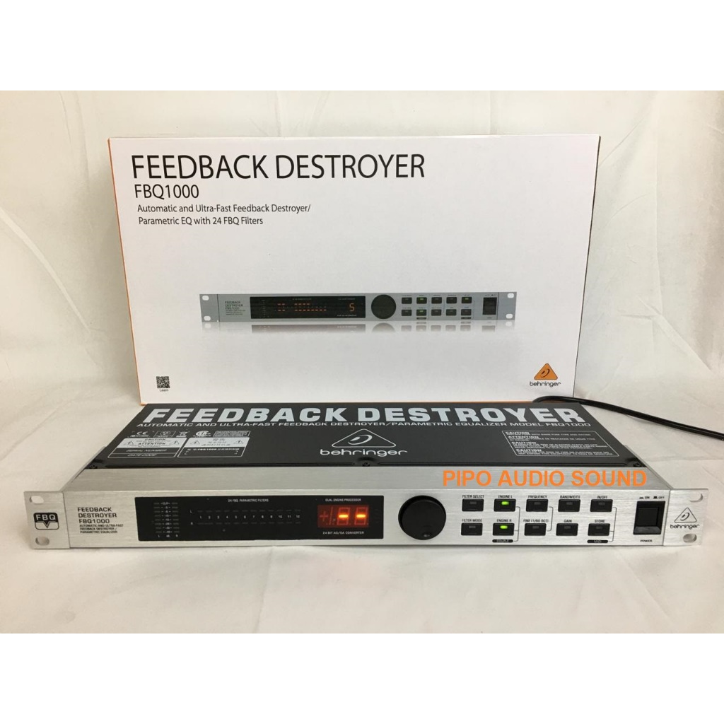 Feedback Destroyer Behringer FBQ1000 / FBQ 1000 ANTI FEEDBACK