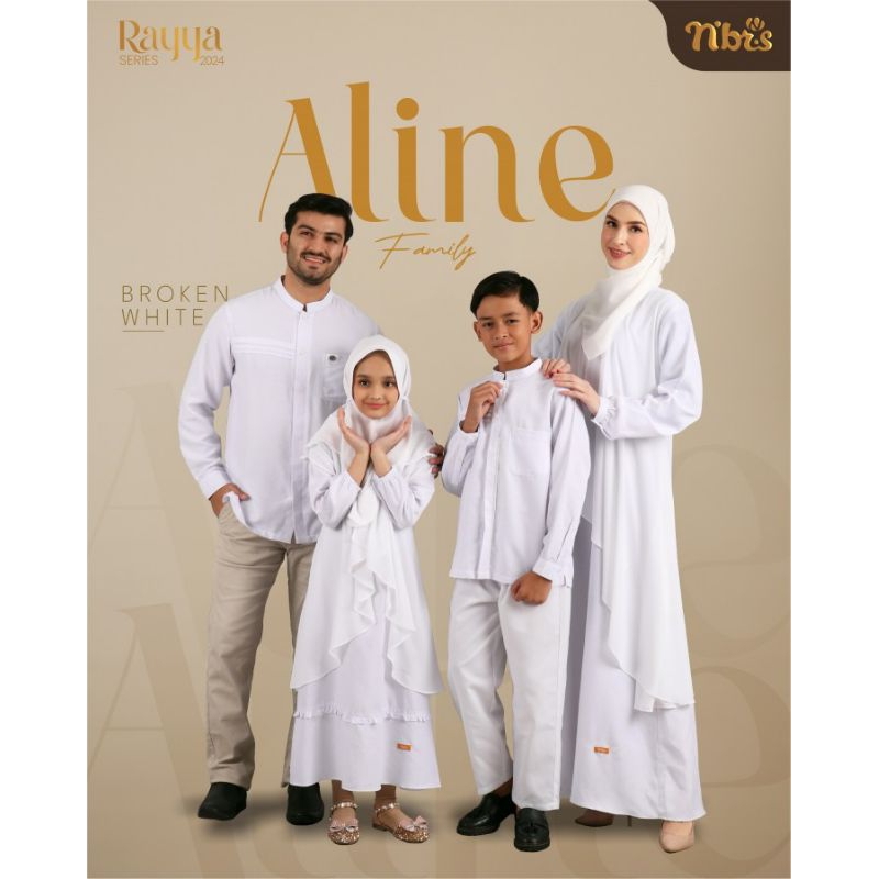 SARIMBIT/RAYYA SERIES ALINE BROKEN WHITE BY NIBRAS