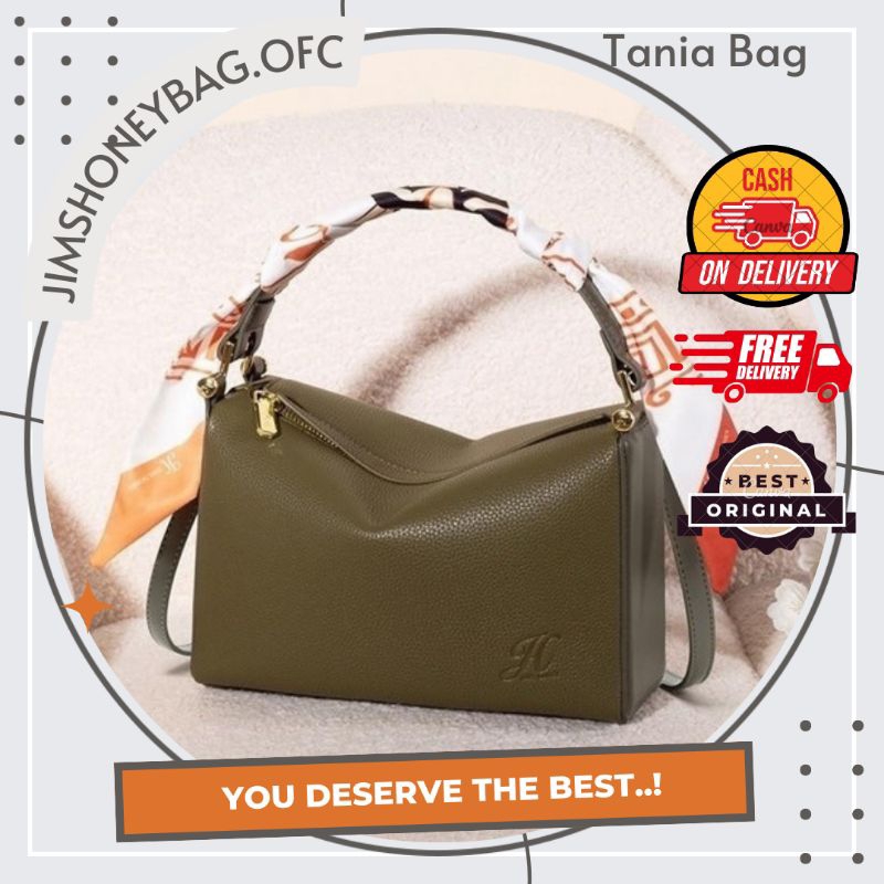 TAS SELEMPANG BAHU TENTENG SLING HAND BAG KECIL KULIT WANITA MINI SIMPLE POLOS ANTI AIR BRANDED IMPO