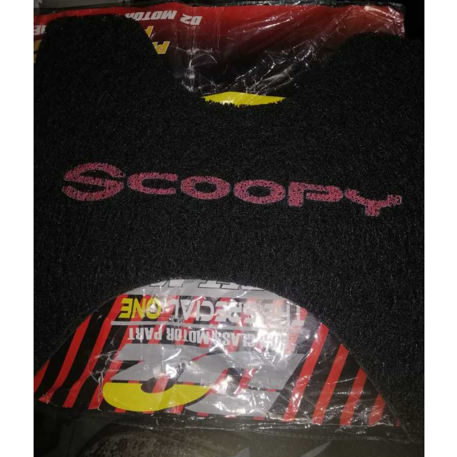 karpet motor Scoopy pijakan kaki Scoopy alas kaki Scoopy