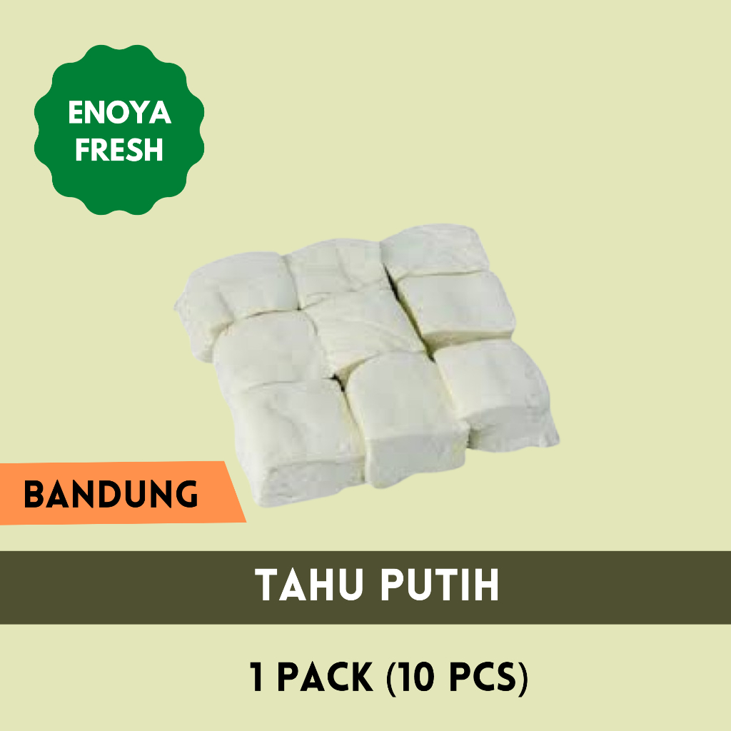 

Tahu Putih per pack (10 pcs) Bandung