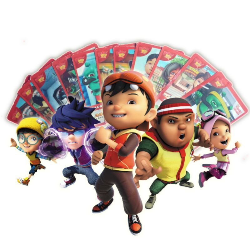 Kartu Boboiboy Boboi Boy Choki Choki AR Mainan Card Tampil 3D Game ORI 2
