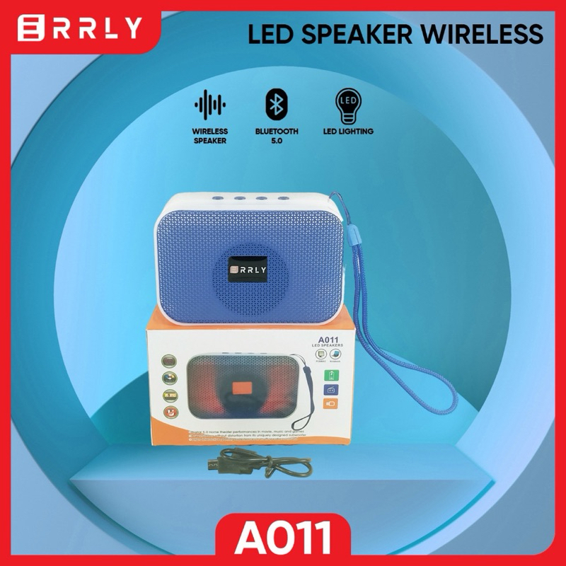BIG PROMO Speaker A011 Speaker Bluetooth Portable LED RGB Speker WirelessTWS 2 IN 1 + Stand Hp A011
