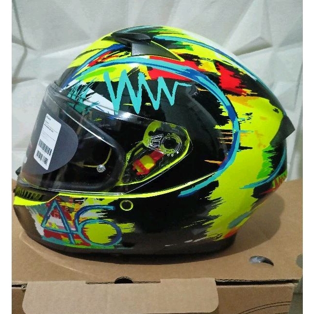 helm AGV K3 2206 Rossi Winter test 2019