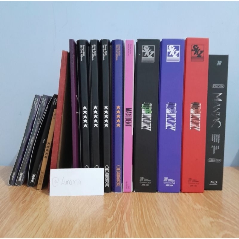 Album Unseald StrayKids ordinnary maxident, 5-star, rockstar, paper case