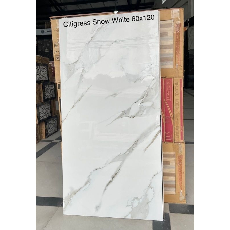 Granit Tile 60x120 Parma white