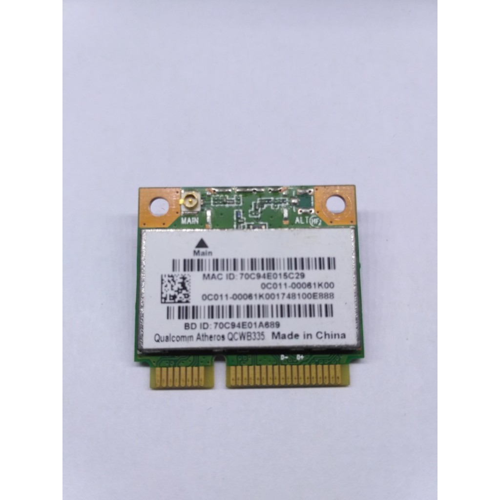 Wifi Card Atheros QCWB335 802.11n Wireless BT4.0 PCIe Half WCBN612AH