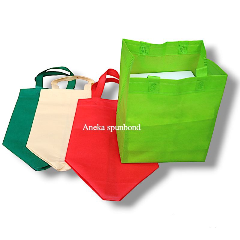 

RB Isi 12 pcs Tas Goodiebag Spunbond Box Premium Model Mcd 22x22