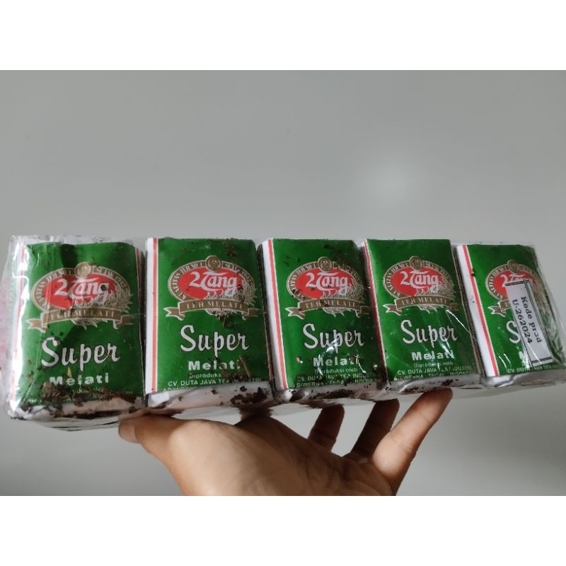 

teh tubruk 2tang melati super 10*40gr/teh tubruk 2tang hijau melati super seslop 10*40gr