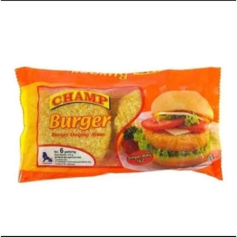 

Burger champ isi 6 / 315gr